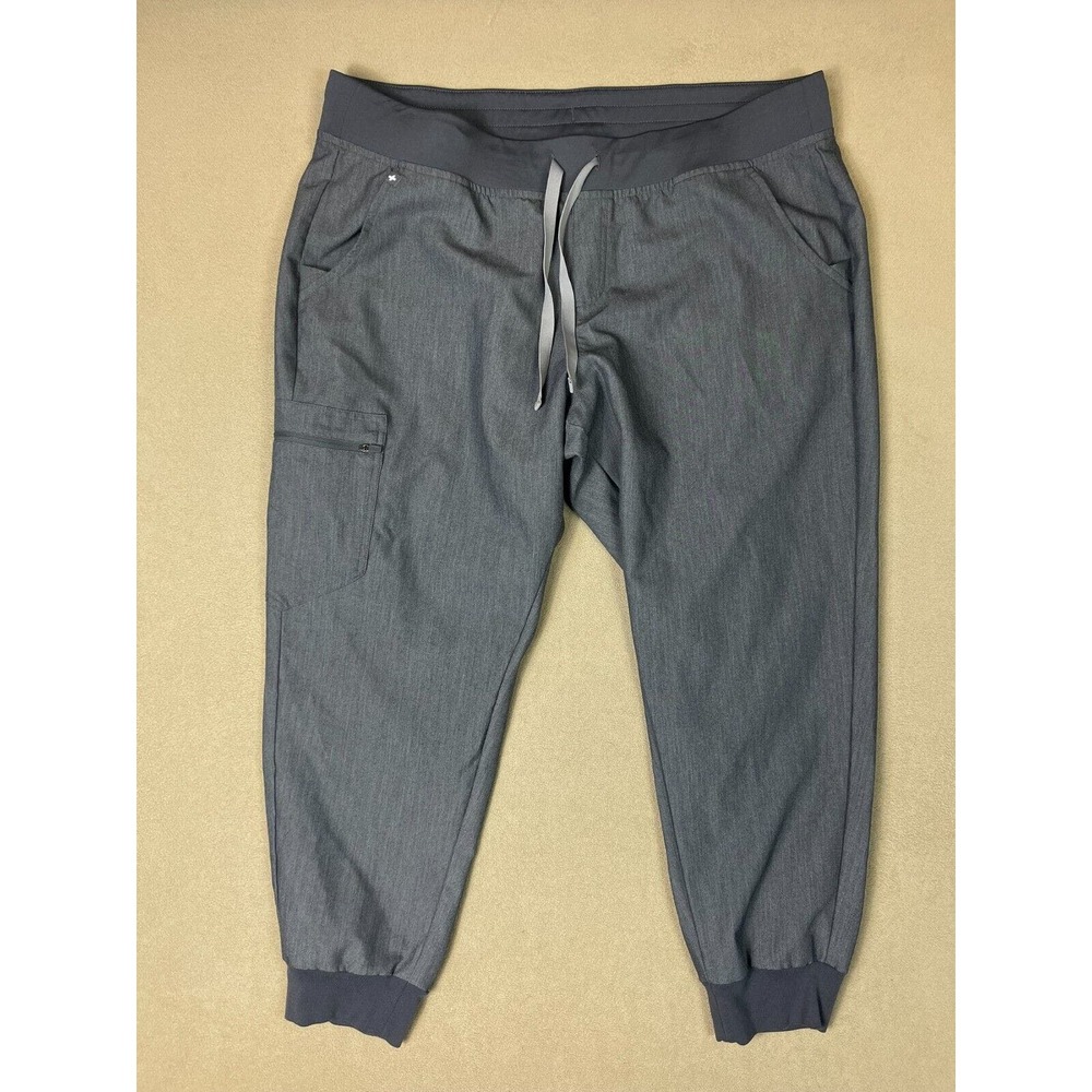 Figs Zamora Jogger Scrub Pants Adult XXL Gray Medical‎ Womens